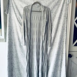 CAbi Full Length 1/2 Sleeve Cardigan